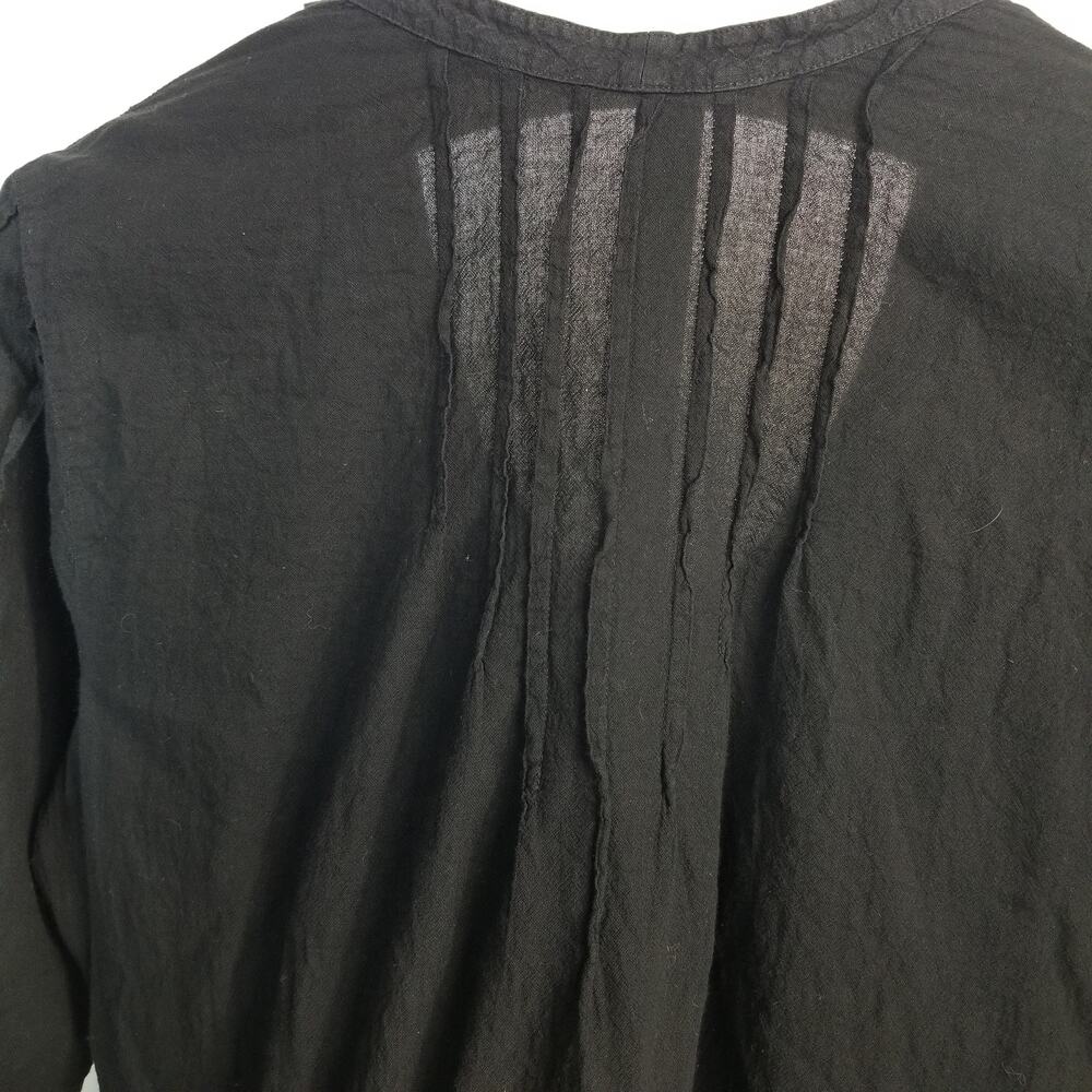 Soft Surroundings Gauzy Grenada Crochet Tunic Black Medium - Picture 4 of 9